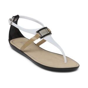 BCBGeneration Cadette Plaque-Detailed Thong Sandal